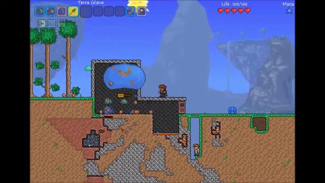 Terraria king slime farm 1.2.4.1 смотреть онлайн