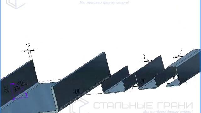 Швеллера гнутые равнополочные и неравнополочные (+ Швеллер 400 - аналог швеллера 40) смотреть онлайн
