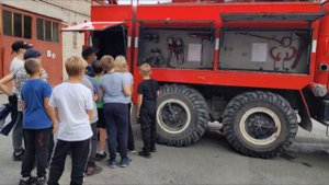 Экскурсия в 61 пожарно-спасательной части Асбеста