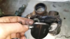 Принцип работы и ремонт клапана холостого хода турбины на Mazda 626 2.0D Comprex
