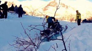 Прогулка на снегоходах