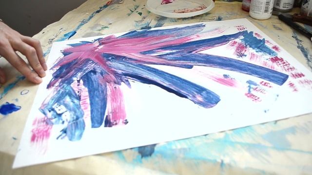 How to draw abstraction \ Как рисовать абстракцию пример № 9 смотреть онлайн