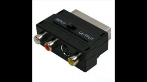 Переходник Скарт - Тюльпан (Scart - AV RCA), черный