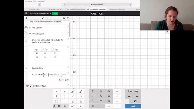 Module 27: Running the Chi-Square Test of Independence in Desmos смотреть онлайн
