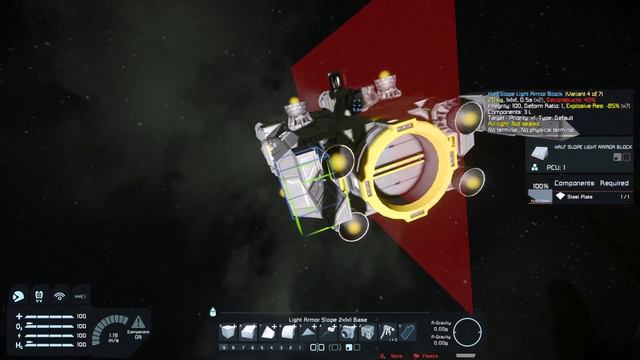 Space Engineers: How to build a mining ship! (live build) смотреть онлайн