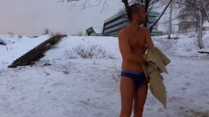 КУПАНИЕ НА КРЕЩЕНИЕ 19.01.2018 В ПЕРВЫЙ РАЗ