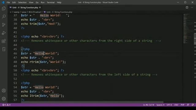 PHP String Function