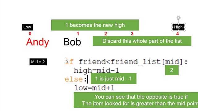 Binary Search in Python - how facebook searches a friend_list for a friend смотреть онлайн