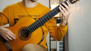 Гамма до мажор 1 октава. ГИТАРА ОНЛАЙН