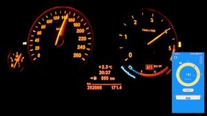 BMW F10 535d RWD STAGE2 acceleration dragy 100-200 10.6s