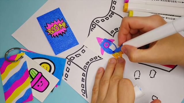 Идея для срисовки РАКЕТА | СТИКЕРЫ | Мини Картинки | KAMI LIFE - рисовать легко! смотреть онлайн