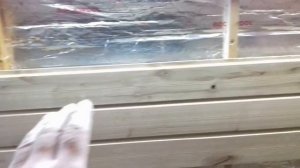 Баня, утепление, вагонка, полки, часть IV