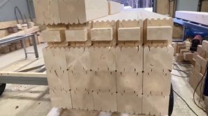 Профилированный брус 190х190мм, обзор производства для Дмитрия.