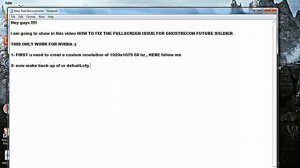 How to FIX the Full screen ISSUE FOR GHOST RECON FUTURE SOLDIER (nvidia users)