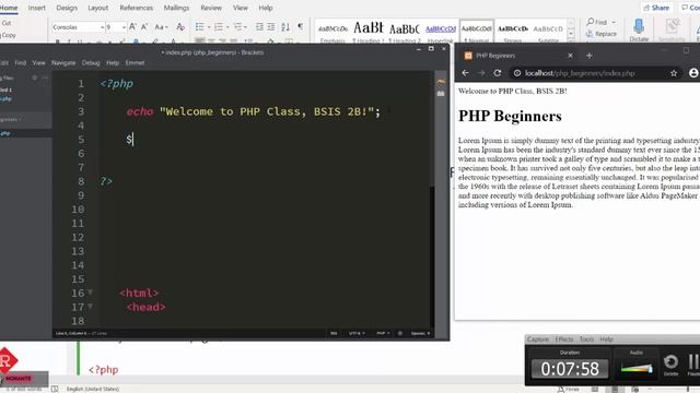 PHP Syntax