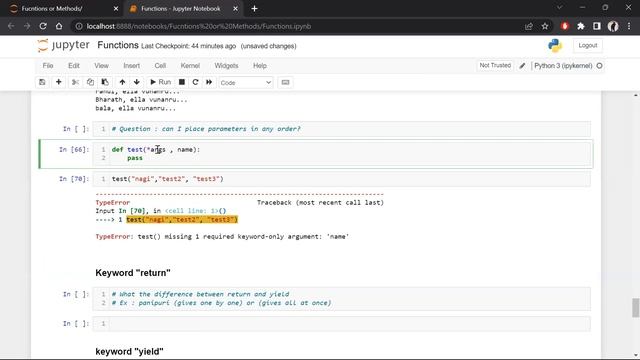 Mastering Python Functions: A Comprehensive Guide for Beginners in Telugu