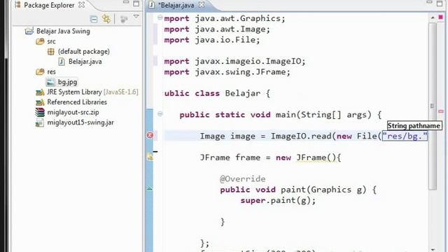 7 memasukkan gambar ke JFrame смотреть онлайн