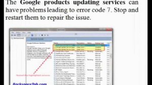 How to Fix Error Code 7