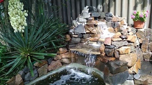 Домашний водопад с минибассейном #домашнийводопад