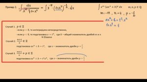 Интегралы 8.10 Интеграл от дифференциального бинома (720p)