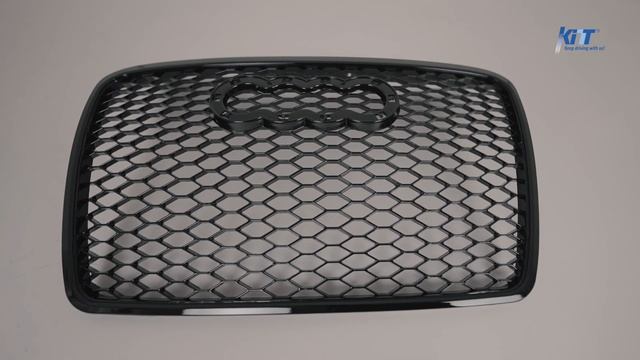 Front Grille suitable for Audi A4 B7 (2004-2008) RS4 Piano Black #audi #rs4 #tuning #bykitt смотреть онлайн