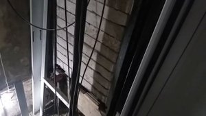 Замена противовеса. Монтаж лифта.