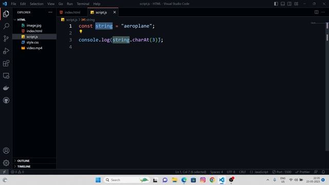 How to capitalize a string with charAt function in javascript | Road map to Next JS | Part - 44 | J