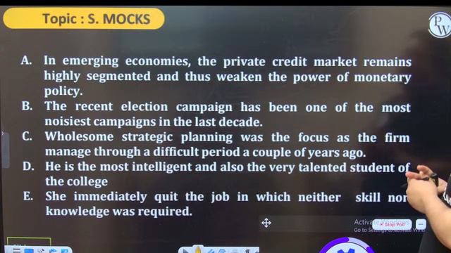 IBPS Exams 2024 | IBPS English Super Mock 2024 - 4 | Bank Exam English By Anubhav Sir смотреть онлайн