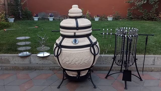Тандыр Комфорт МД Керамика обзор и комплектация . ДОСТАВКА ПО РОССИИ .