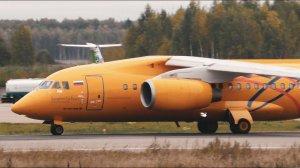 "Грустный ослик" Антонов Ан 148-100В Саратовские Авиалинии RA-61701. Октябрь 2017