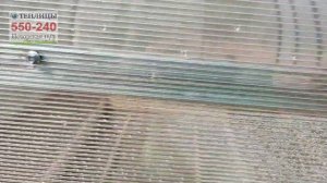 Неправильная обшивка торцевых частей у теплицы.