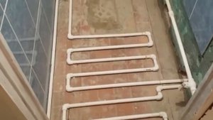 Теплый пол для ванной комнаты - укладка