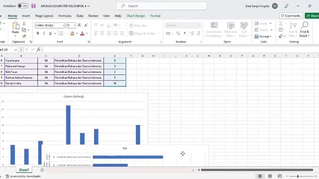 Cara Membuat Grafik di Microsoft Excel смотреть онлайн