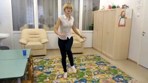 Ритмирование упр 3 ( перекрестные шаги)