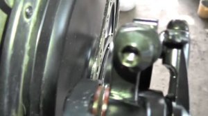 Примерка дискового и роллерного тормозов к мотор-колесу