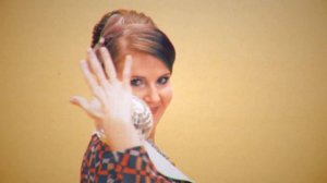 Актриса Аня Петросян в арт-проекте в стиле 60-х годов.