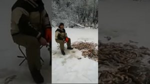 Зимняя рыбалка, п.Сосьва.