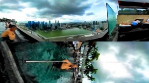 Путешествие. Сингапур, Marina Bay Sands, 360 панорамное видео