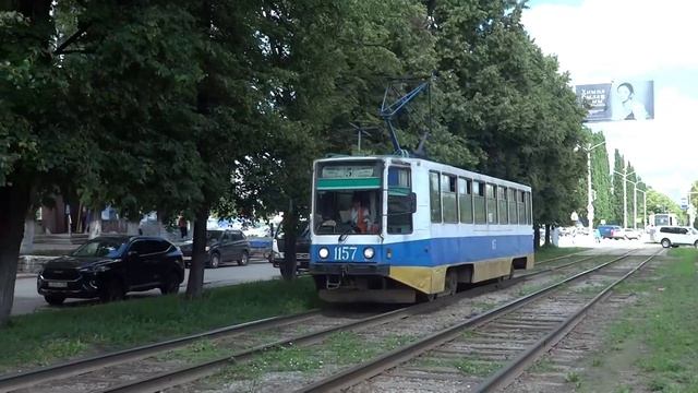 уфимский трамвай ктм (депо зорина  ул зорге электротранспорт россии . прогулка по городу 2022 г лето