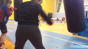 Женский бокс Female boxing