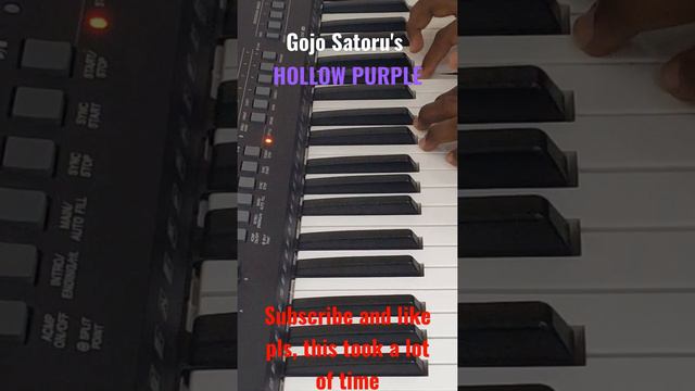 Gojo Satoru's Hollow Purple / Kyoshi Murasaki - Easy Version | Easy Piano Tutorials