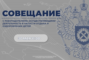 Совещание с работодателями, осуществляющими деятельность в области отдыха и оздоровления детей.