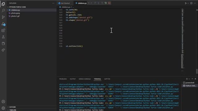 Happy Children's Day | A little effort for my dear students | Python Turtle | Byte Learning