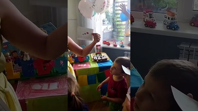 Лего День Рождения Саши. #lego #legobirthday, #legoparty смотреть онлайн