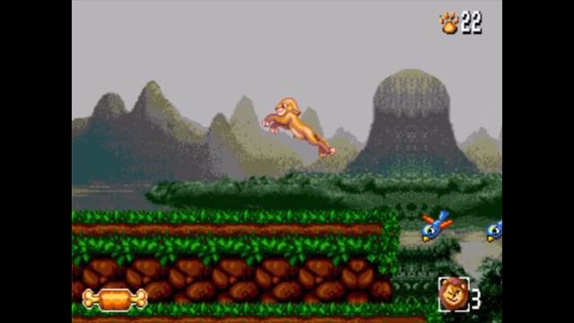 Sega Mega Drive 2 (Smd) 16-bit The Lion King 2 Zone 1 Guilin Прохождение