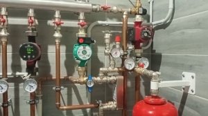 Обвязка котельной.  Бойлер косвенного нагрева и 2 котла.