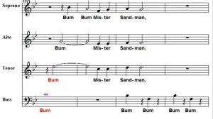 Mr sandman Coro   ACR Chorus