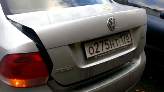 Авто открытие багажника VW PoloSedan