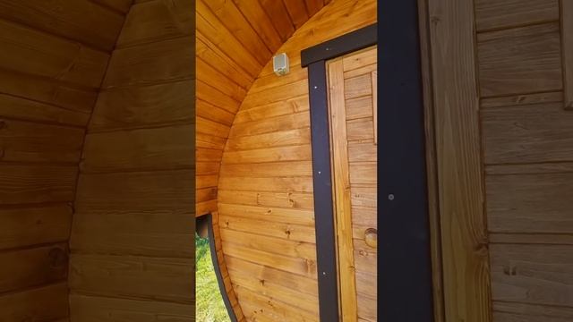 Обзор Бани Бочки круглая 4м, 2.1м диаметр. смотреть онлайн