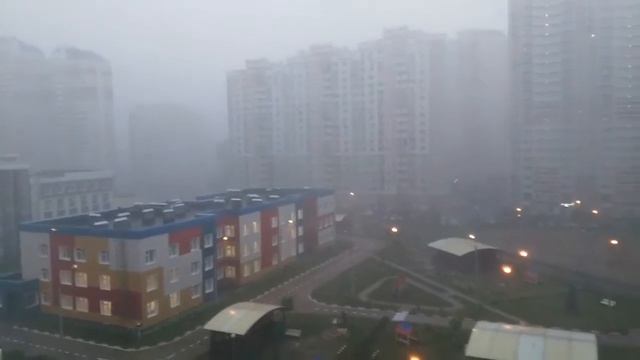 Ливень в Люберцах 30.06.2017. -2 смотреть онлайн